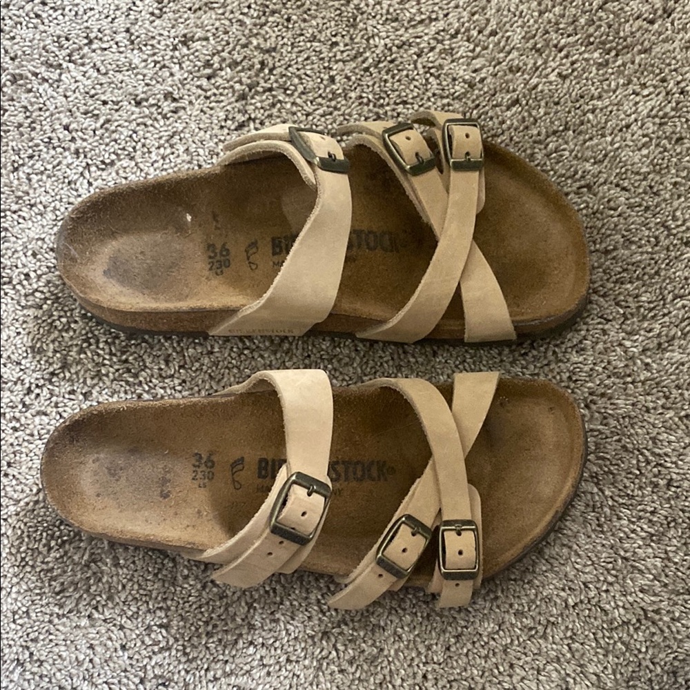 Birkenstock Beige Sandals (only worn once)